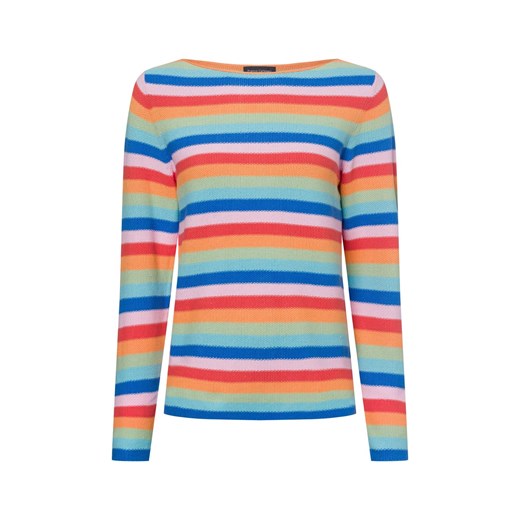 Franco Callegari Sweter damski z dzianiny Kobiety Bawełna wielokolorowy w paski - id: 735159-0001-09970 - marki Franco Callegari - 178651398 Franco Callegari Sweter damski z dzianiny Kobiety Bawełna wielokolorowy w paski ze sklepu vangraaf w kategorii Swetry damskie - zdjęcie 178651398