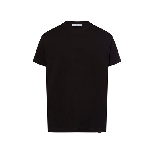 BALR. Koszulka męska - Logo Mężczyźni Bawełna czarny jednolity ze sklepu vangraaf w kategorii T-shirty męskie - zdjęcie 178651465