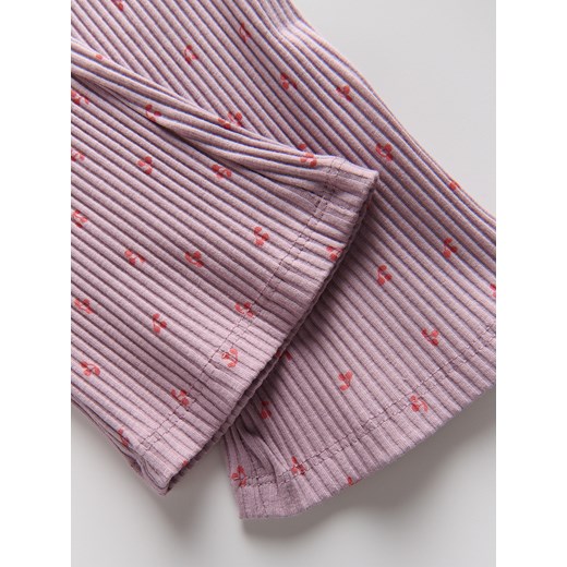 Reserved - Wzorzyste legginsy - fioletowy Reserved 110 (4-5 lat) Reserved