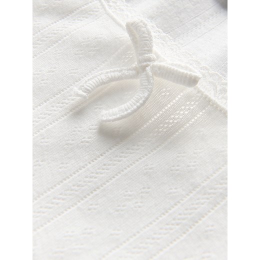 Reserved - Bawełniana bluzka - złamana biel Reserved 164 (13 lat) Reserved