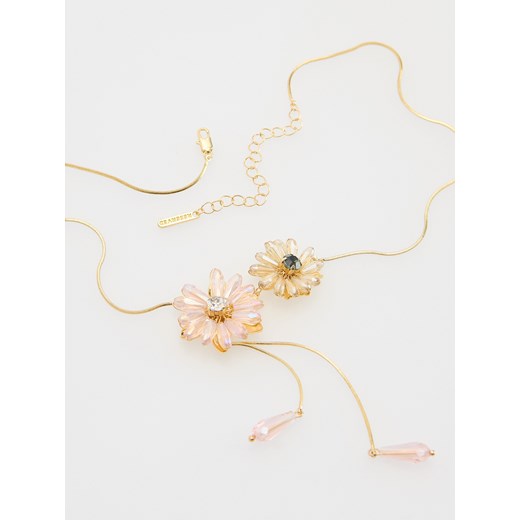 Reserved - Naszyjnik z kwiatami - wielobarwny Reserved ONE SIZE Reserved