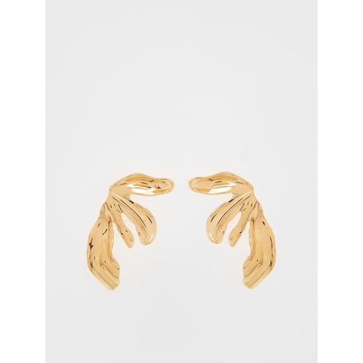 Reserved - Kolczyki o nieregularnym kształcie - złoty Reserved ONE SIZE Reserved