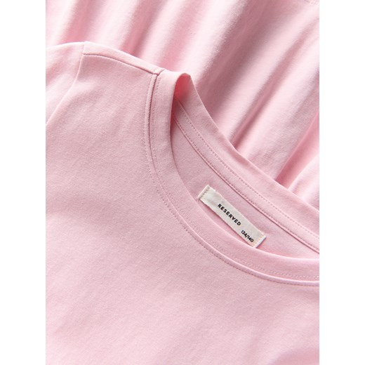 Reserved - Bawełniana sukienka - pastelowy róż Reserved 116 (5-6 lat) Reserved