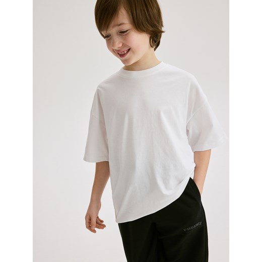 Reserved - Bawełniane spodnie jogger - czarny Reserved 152 (11 lat) Reserved