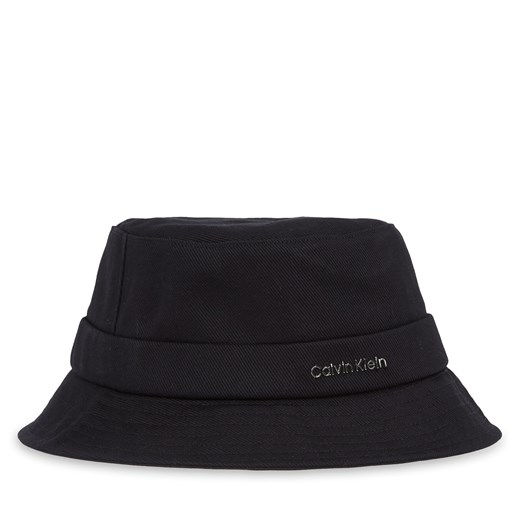 Kapelusz Calvin Klein Back Tie Bucket K60K613161 Czarny Calvin Klein one size eobuwie.pl