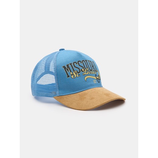 Sinsay - Czapka z daszkiem - granatowy Sinsay M Sinsay