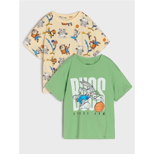 Sinsay - Koszulki 2 pack Space Jam - wielobarwny ze sklepu Sinsay w kategorii T-shirty chłopięce - zdjęcie 178654519
