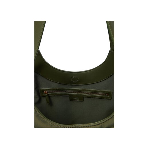 Zielona shopper bag Pinko duża matowa 