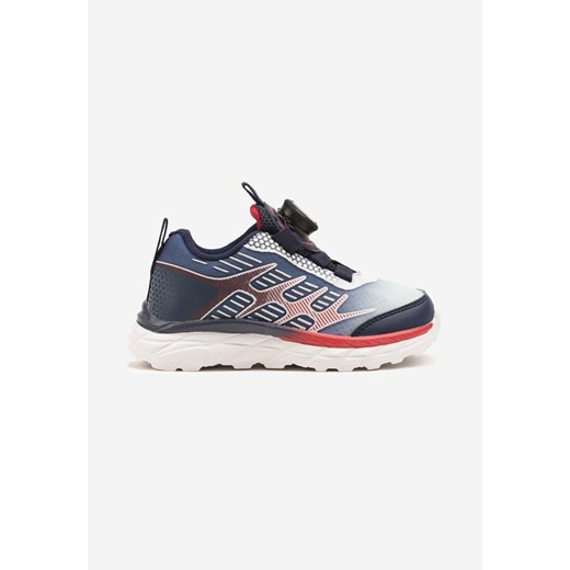 Niebiesko-Czerwone Buty Sportowe Sneakersy Ozdobione Geometrycznym Wzorem Ulandiela ze sklepu born2be.pl w kategorii Buty sportowe dziecięce - zdjęcie 178657059