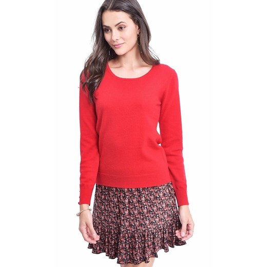 C&amp; Jo Sweter w kolorze czerwonym C& Jo 36 promocja Limango Polska