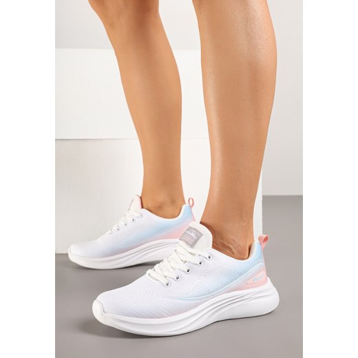 Biało-Niebieskie Buty Sportowe Sneakersy na Piankowej Podeszwie Talirens ze sklepu born2be.pl w kategorii Buty sportowe damskie - zdjęcie 178658399