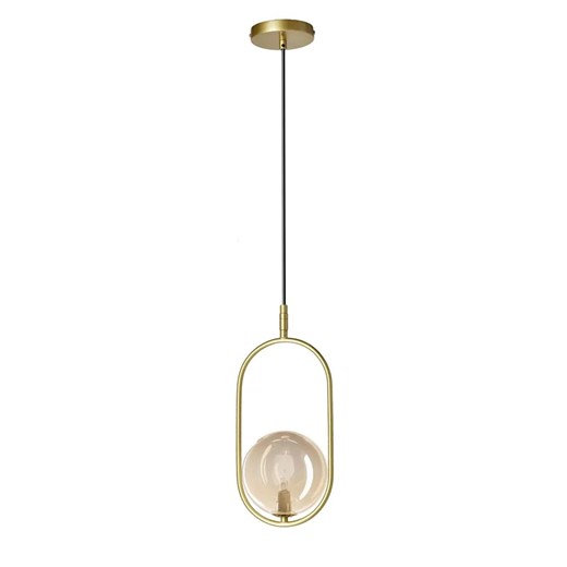 Miedziana pojedyńcza lampa wisząca - 9X M083 K9-G96 ze sklepu Edinos.pl w kategorii Lampy wiszące - zdjęcie 178659155