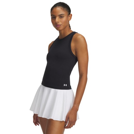 Damski top treningowy Under Armour Motion High Neck Tank - czarny ze sklepu Sportstylestory.com w kategorii Bluzki damskie - zdjęcie 178661395