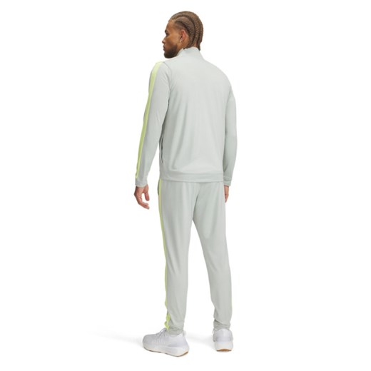 Męski dres komplet treningowy Under Armour UA Rival Knit Track Suit - zielony ze sklepu Sportstylestory.com w kategorii Bluzy męskie - zdjęcie 178661447