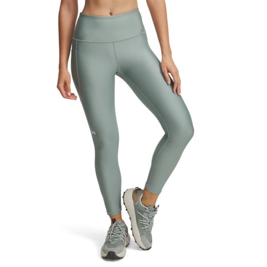 Damskie legginsy treningowe Under Armour Tech Hi Ankle Leg - zielone ze sklepu Sportstylestory.com w kategorii Spodnie damskie - zdjęcie 178661525