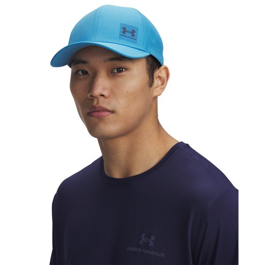 Męska czapka z daszkiem Under Armour M Iso-chill Armourvent Adj - niebieska ze sklepu Sportstylestory.com w kategorii Czapki z daszkiem męskie - zdjęcie 178661549