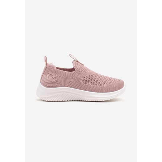 Ciemnoróżowe Buty Sportowe Sneakersy z Elastyczną Cholewką Liasoria ze sklepu born2be.pl w kategorii Buty sportowe dziecięce - zdjęcie 178662388