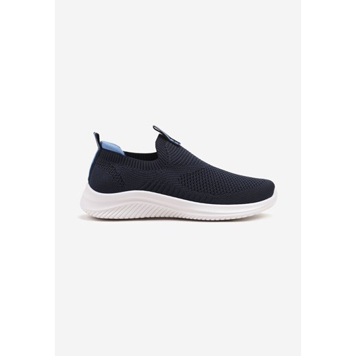 Granatowo-Niebieskie Wsuwane Buty Sportowe Sneakersy z Siateczki na Piankowej Podeszwie Eldriva ze sklepu born2be.pl w kategorii Buty sportowe dziecięce - zdjęcie 178662397