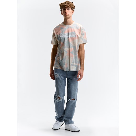 T-shirt męski Gate bawełniany