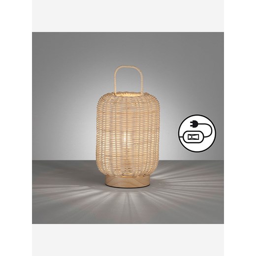 FISCHER &amp; HONSEL Lampa stołowa w kolorze beżowym - wys. 28,5 x Ø 16 cm ze sklepu Limango Polska w kategorii Lampy stołowe - zdjęcie 178664106