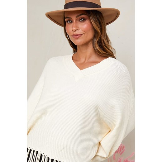 Soft Cashmere Sweter w kolorze kremowym Soft Cashmere 38/40 Limango Polska promocja