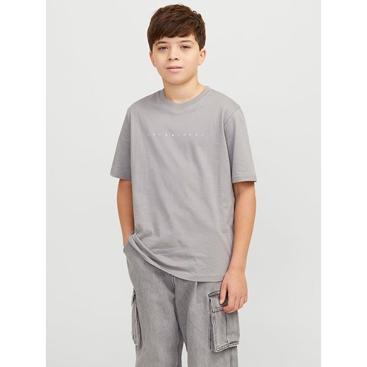JACK &amp; JONES Junior Koszulka w kolorze szarym ze sklepu Limango Polska w kategorii T-shirty chłopięce - zdjęcie 178665228