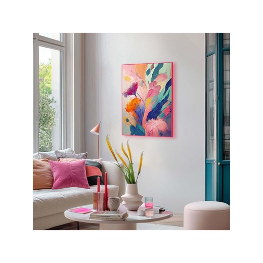 Orangewallz Druk artystyczny &quot;Colourful Painted Flowers II&quot; w ramce ze sklepu Limango Polska w kategorii Obrazy - zdjęcie 178665398