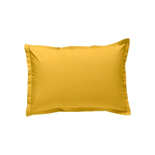 Soft by Perle de Coton Perkalowa poszewka w kolorze musztardowym na poduszkę ze sklepu Limango Polska w kategorii Poszewki na poduszki - zdjęcie 178665657