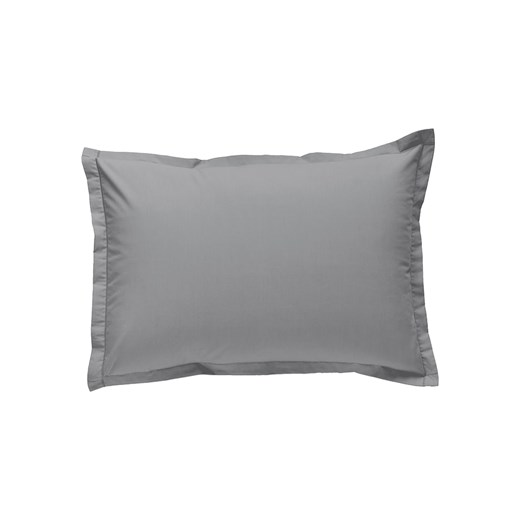 Soft by Perle de Coton Perkalowa poszewka w kolorze szarym na poduszkę ze sklepu Limango Polska w kategorii Poduszki dekoracyjne - zdjęcie 178665659
