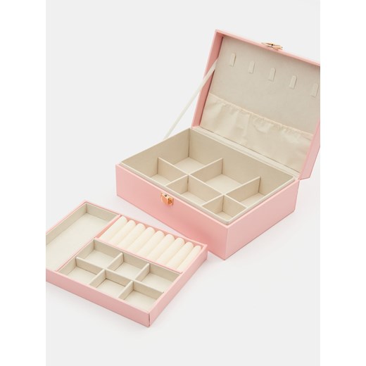 Sinsay - Pudełko do przechowywania - różowy Sinsay One Size Sinsay