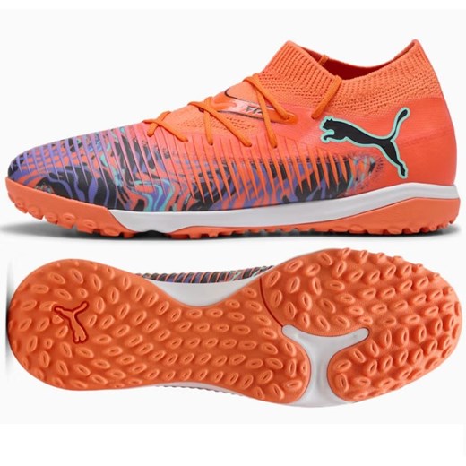 Buty piłkarskie Puma Future 8 Match Creativity Tt 108433-01 pomarańczowe ze sklepu ButyModne.pl w kategorii Buty sportowe męskie - zdjęcie 178668195