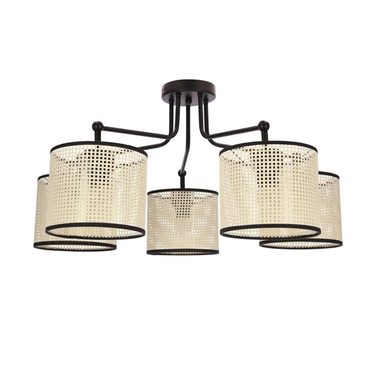 Stylowa lampa wisząca z nowoczesnymi abażurami - 5X M078 L8-D62 ze sklepu Edinos.pl w kategorii Lampy wiszące - zdjęcie 178669847