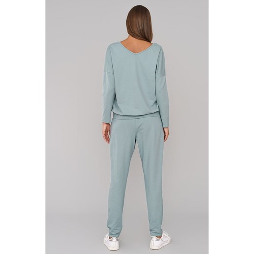 Karina komplet dresowy długie spodnie, długie rękawy, Kolor miętowy, Rozmiar M, Italian Fashion ze sklepu Intymna w kategorii Dresy damskie - zdjęcie 178669975