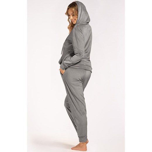 Dres damski szary Maja, Kolor szary, Rozmiar S, Unikat ze sklepu Intymna w kategorii Piżamy damskie - zdjęcie 178670055