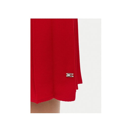 Spódnica czerwona Tommy Hilfiger 