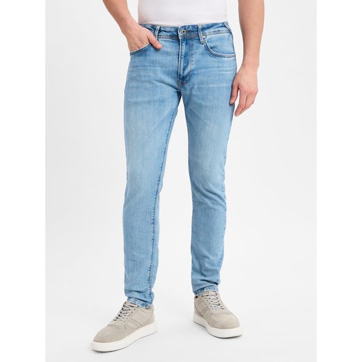 Pepe Jeans Jeansy Mężczyźni Bawełna bielony jednolity ze sklepu vangraaf w kategorii Jeansy męskie - zdjęcie 178672915