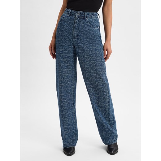 Armani Exchange Dżinsy o luźnym kroju Kobiety Bawełna denim wzorzysty ze sklepu vangraaf w kategorii Jeansy damskie - zdjęcie 178672928