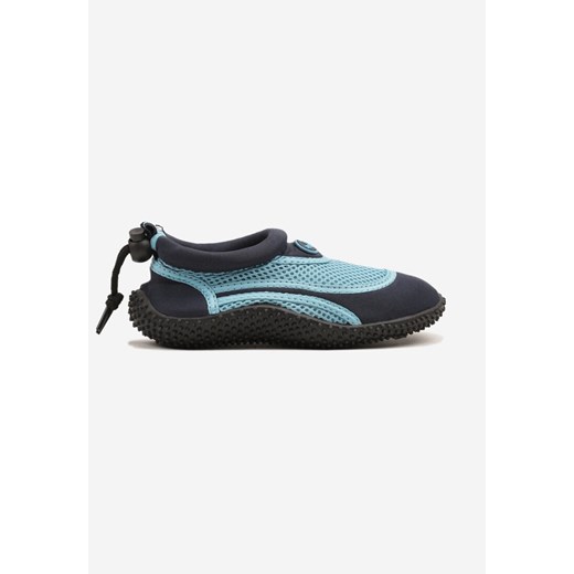 Granatowo-Niebieskie Wsuwane Buty Sportowe z Siateczki do Wody Velselia ze sklepu born2be.pl w kategorii Buty sportowe dziecięce - zdjęcie 178675286