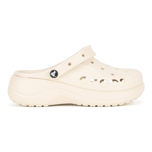 Klapki basenowe Crocs BAYA PLATFORM CLOG 208186-11S ze sklepu ccc.eu w kategorii Klapki damskie - zdjęcie 178675785