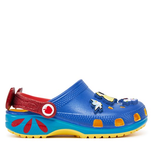 Klapki Crocs Snow White Classic Clog K 209495 Niebieski Crocs 29 eobuwie.pl