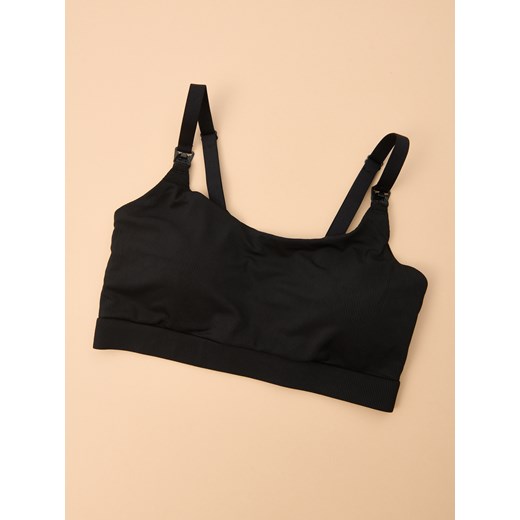 Sinsay - Biustonosz do karmienia - czarny Sinsay M Sinsay