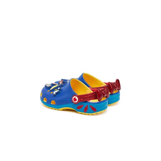 Crocs Klapki Snow White Classic Clog K 209495 Niebieski Crocs 33_34 MODIVO