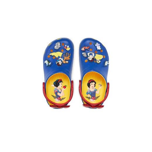 Crocs Klapki Snow White Classic Clog K 209495 Niebieski Crocs 30_31 MODIVO