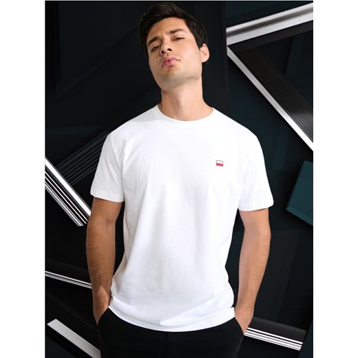 Sinsay - Koszulka Polska - biały ze sklepu Sinsay w kategorii T-shirty męskie - zdjęcie 178682627