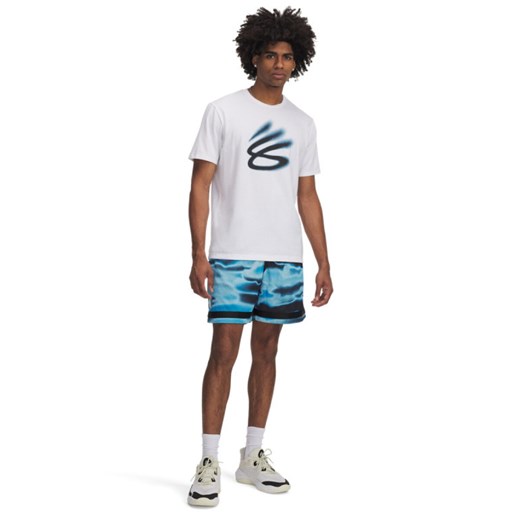 Męskie spodenki do koszykówki Under Armour Curry Statement Short II - niebieskie ze sklepu Sportstylestory.com w kategorii Spodenki męskie - zdjęcie 178683907