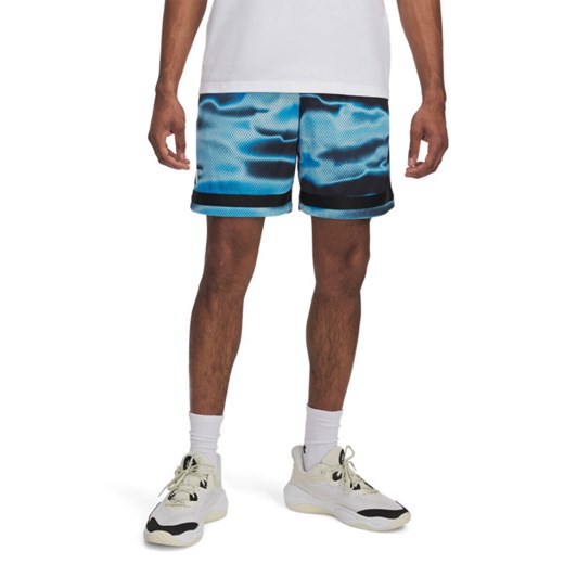 Męskie spodenki do koszykówki Under Armour Curry Statement Short II - niebieskie ze sklepu Sportstylestory.com w kategorii Spodenki męskie - zdjęcie 178683908