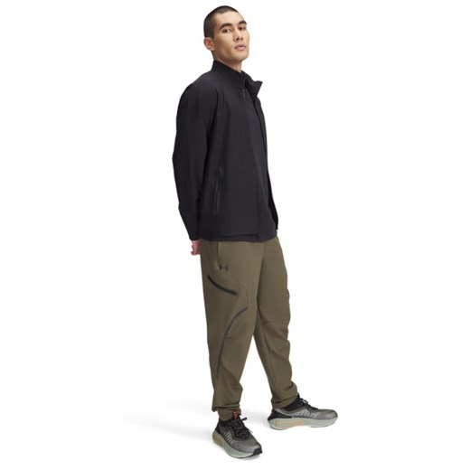Męskie spodnie treningowe cargo UA Unstoppable Cargo Pant - oliwkowe/khaki ze sklepu Sportstylestory.com w kategorii Spodnie męskie - zdjęcie 178683917