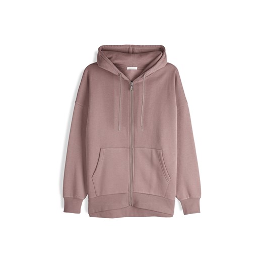 GATE Oversize'owa bluza zapinana na zamek i z kapturem 34 ze sklepu gateshop w kategorii Bluzy damskie - zdjęcie 178684986