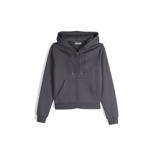 GATE Bluza basic zapinana na zamek z kapturem 32 ze sklepu gateshop w kategorii Bluzy damskie - zdjęcie 178685049