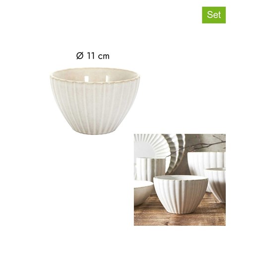 Make a Wish Miski (2 szt.) w kolorze biało-beżowym - Ø 11 cm ze sklepu Limango Polska w kategorii Naczynia - zdjęcie 178685108